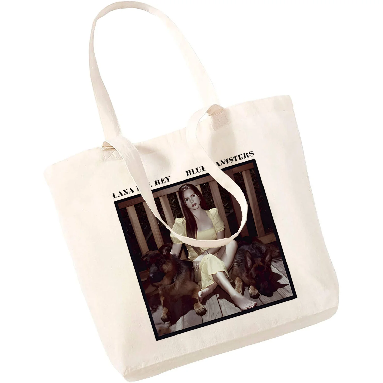 Lana Del Rey Ldr Vintage Supermarket Bag Women/men\'s Print Daily Use Large Capacity Handbags