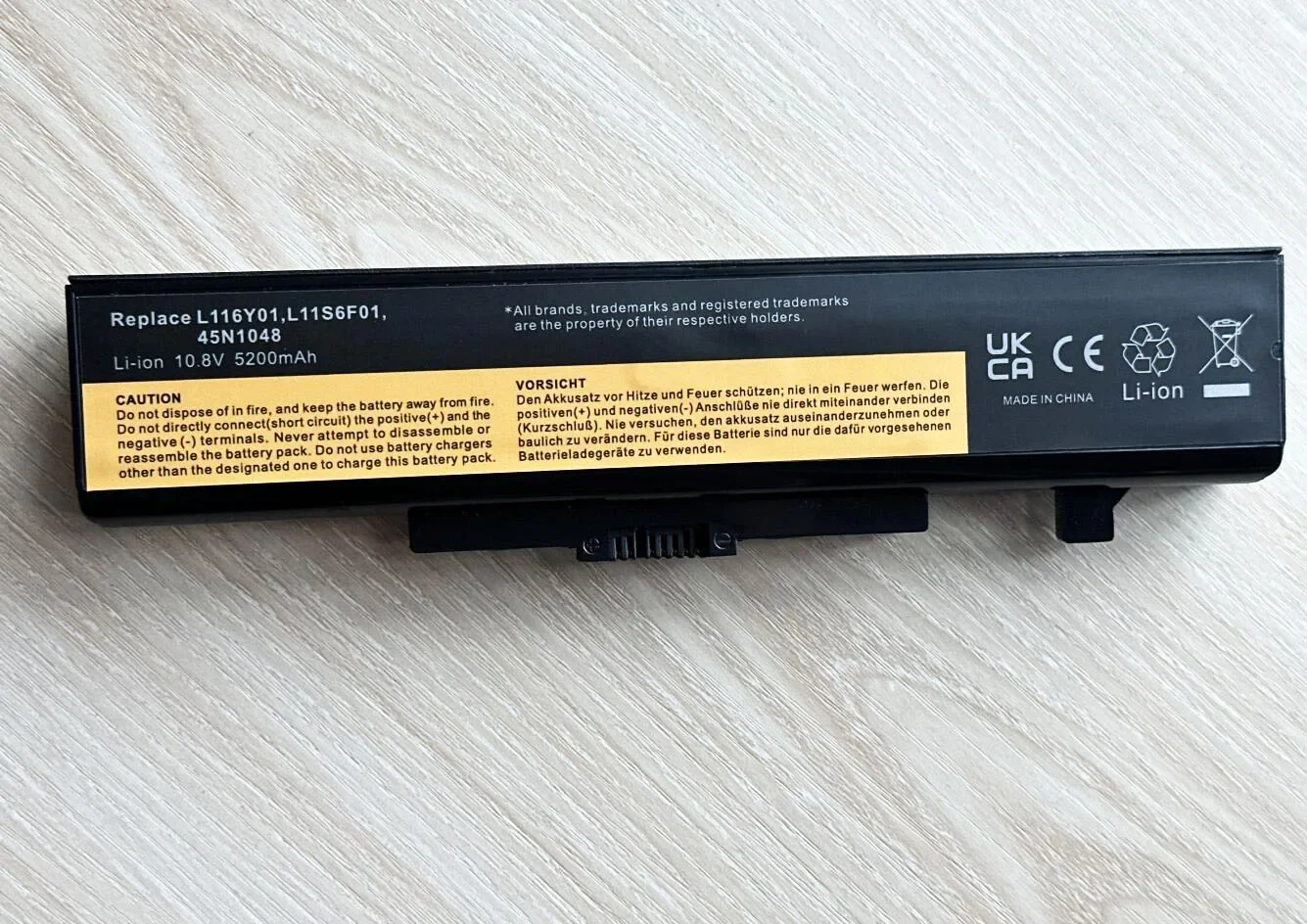 Laptop Battery for Lenovo Y580 Y480 G510 G580 G710 G480 Z480 Z580 Z585 L11M6Y01 L11L6Y01 L11L6F01 L11L6R01 L11N6R01