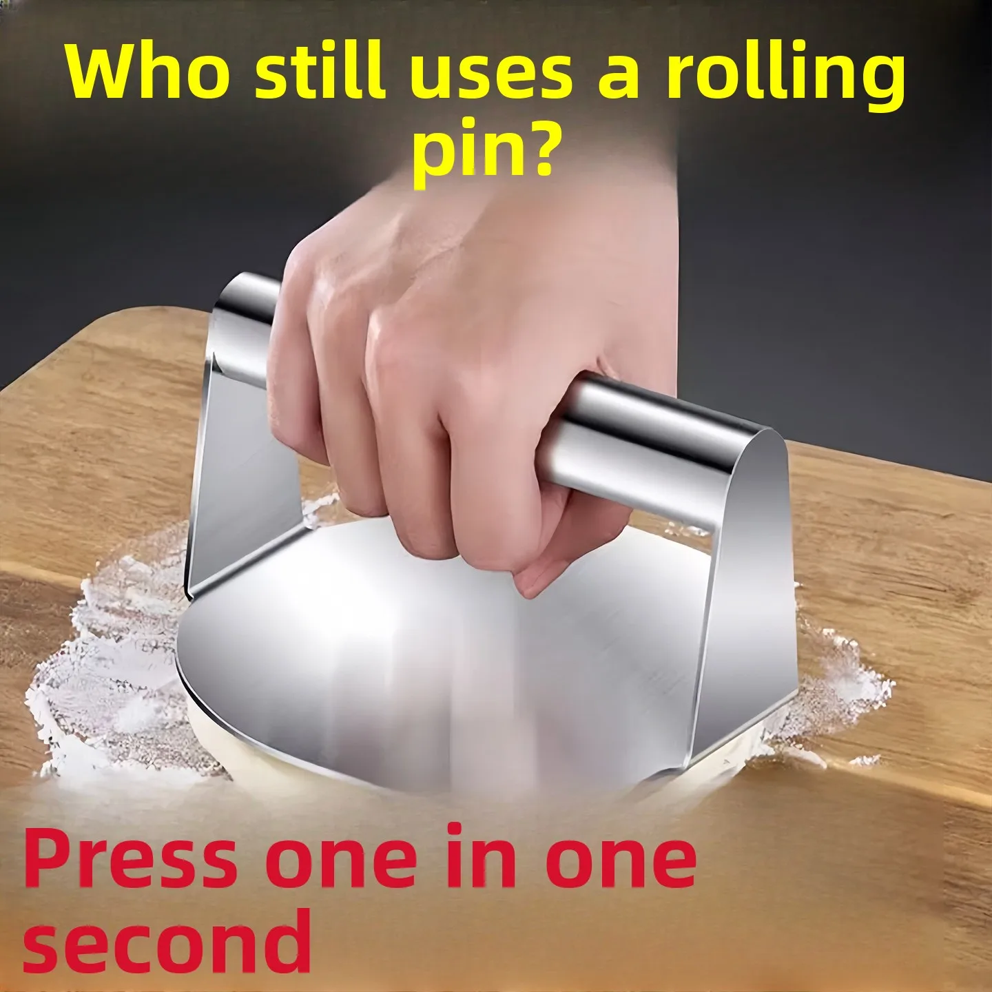 

Dumpling skin round cake press biscuit household and commercial hand-pressed iron plate squid pressing plate