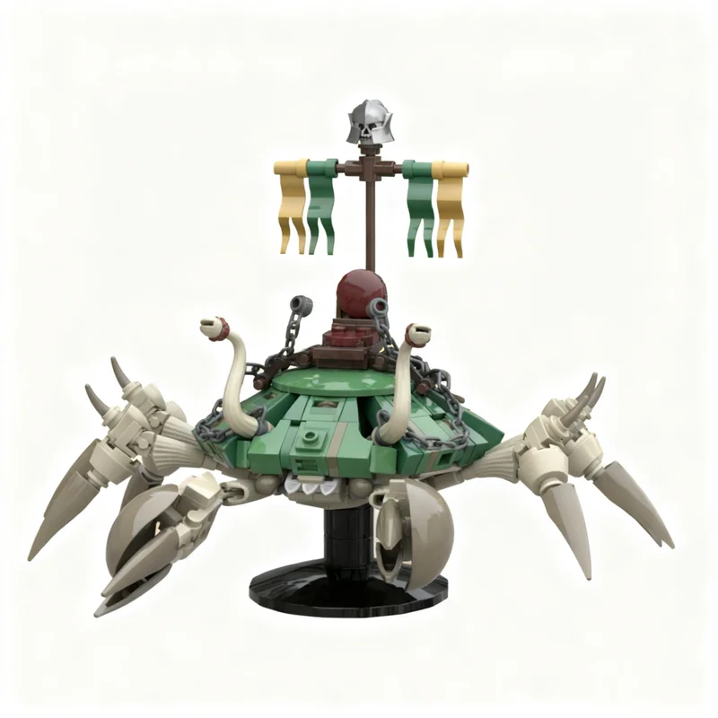 355pcs MOC Castle Giant Fantasy Crab Model Building Blocks Construction Christmas Gift Toys Creative Art Education 3D Collection