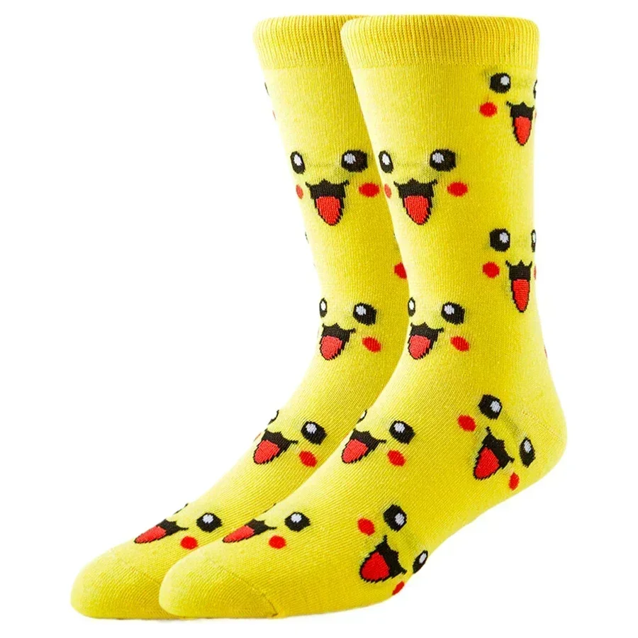 1/5 쌍 다카라 토미 유니섹스 참신 재미 있은 캐주얼 승무원 양말 만화 애니메이션 힙합 스트리트 패션 남성 여성