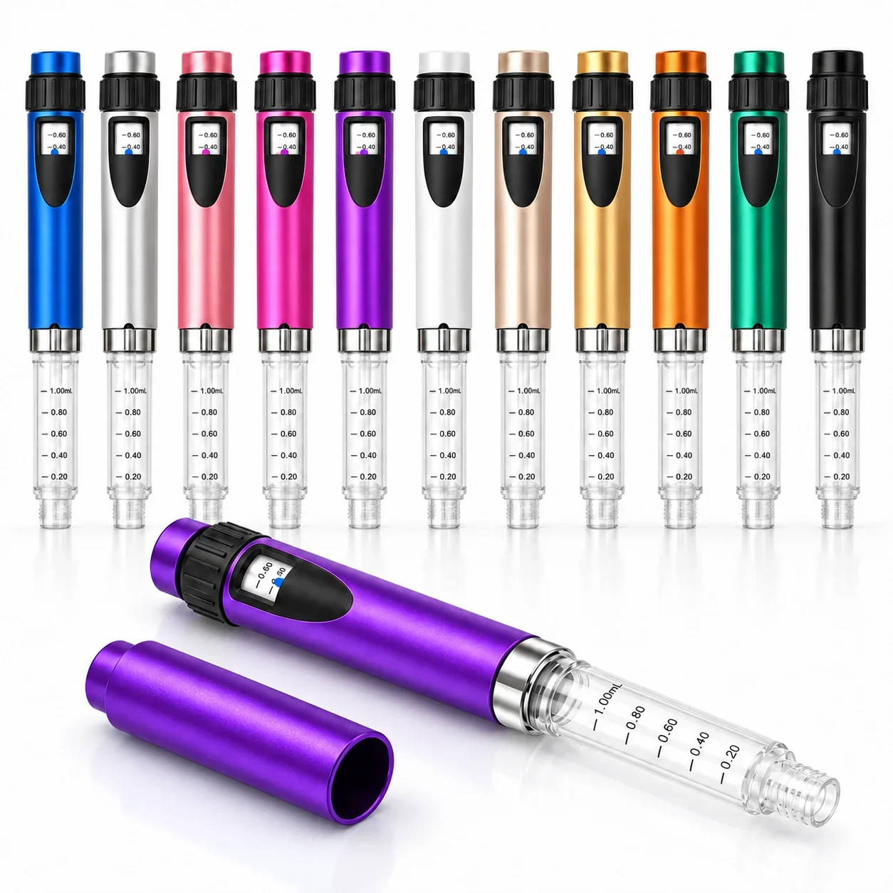 Reusable Magic Pen 60IU Peptide Wrinkle Removal Beauty Injection Tool 3ml Adjustable V2 Dose Pen Various Colors Available