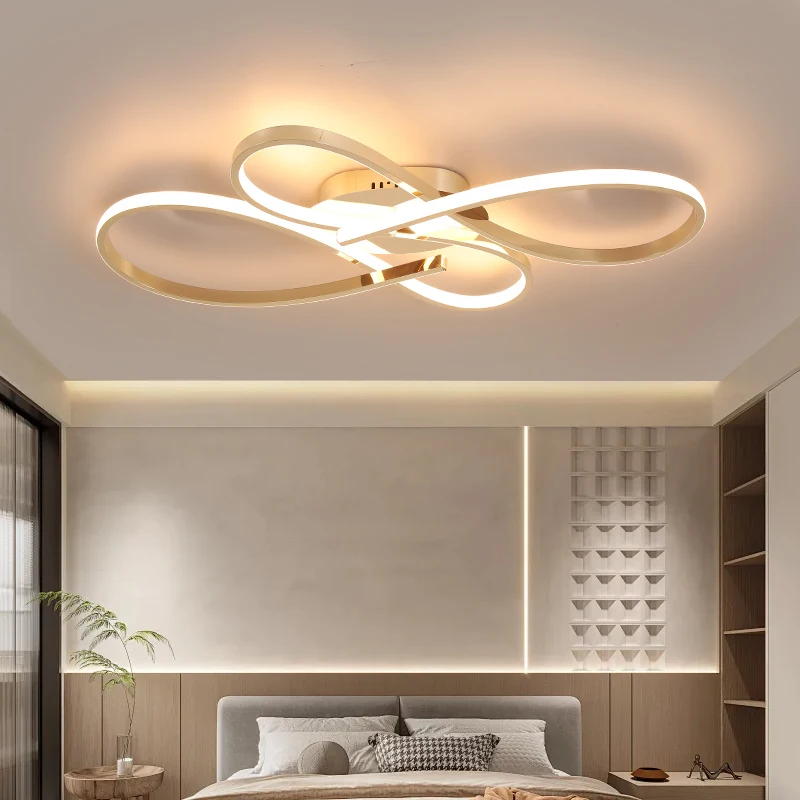 Living Room Bedroom Liuyun Ceiling Lamp Simple Modern Led Ceiling Lamp Nordic Style Flower-shaped Personality Creative Lamps