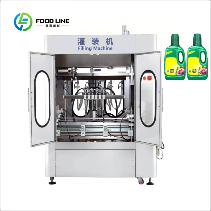 Customized Liquid Beverage/Oil 500-5000ml PLC Controlled Automatic Bottle Filler Multi‑Nozzle Quantitative Filling Equipment