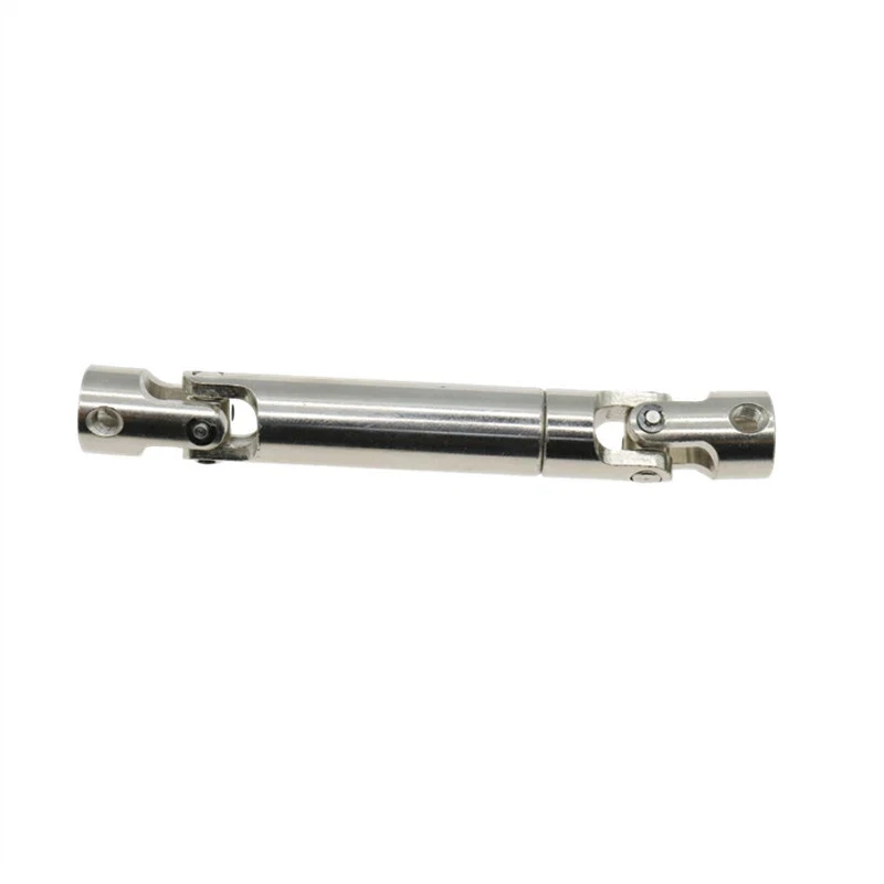 1pcs Iron Electroplating High Hardness Universal Transmission Telescopic Drive Shaft Joint Coupling For RC 1/10 Models Crawler