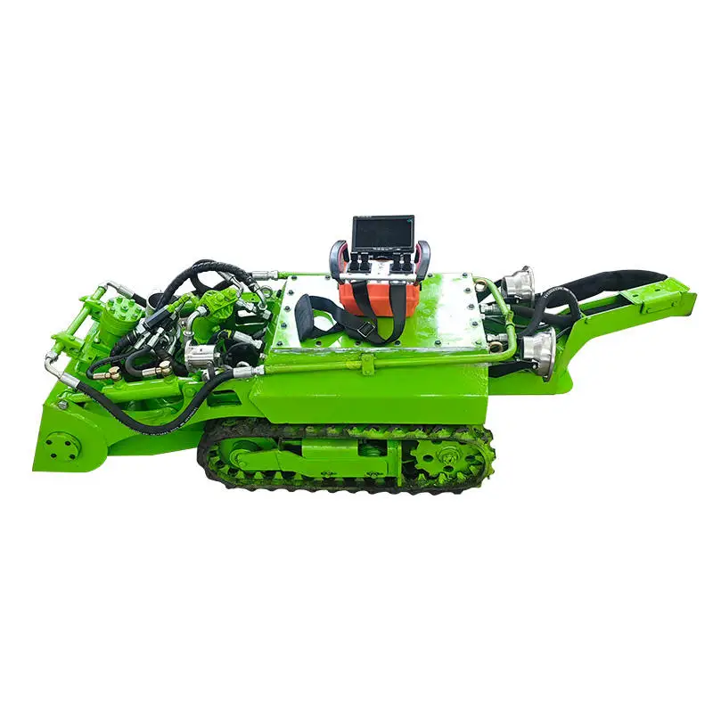 Chinese Amphibious Submersible Pond Sludge Removal Dredging Robot Engine Gearbox 22KW/33KW Power 100m/h Capacity Crawler Drive