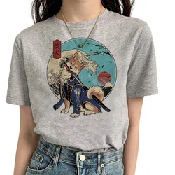 Shiba Inu t shirt women harajuku streetwear comic t-shirts female Japanese 2000s anime clothing