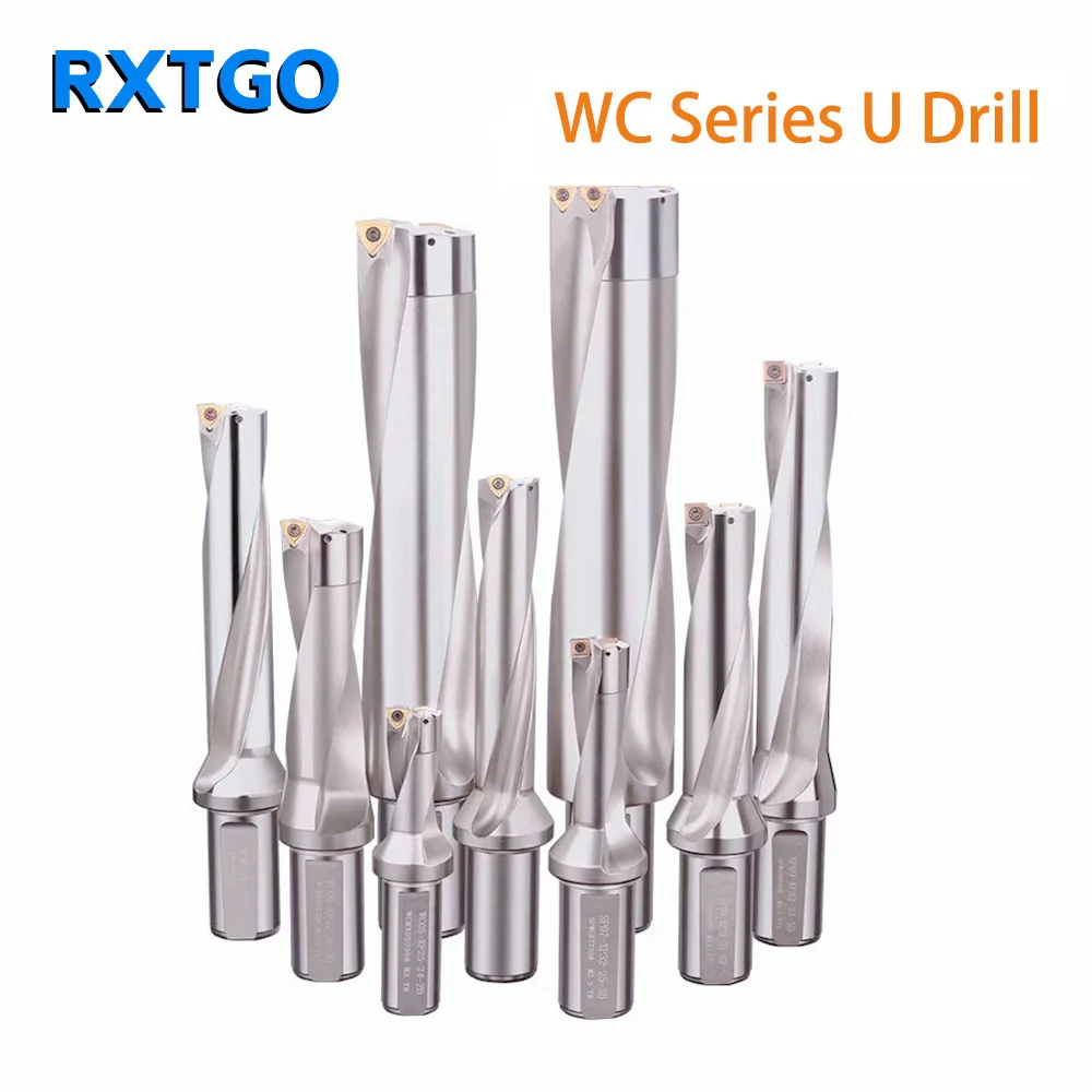 

WC series Indexable Insert Drill WC Drill Bits C20 C25 C32WC Bits 2D 3D 4D 5D Metal Drill Bits Quick U Drills Lathe Violent Tool