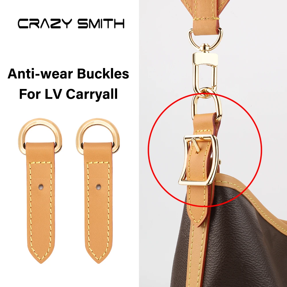

CRAZYSMITH ремень для сумки-трансформеры для LV Carryall, ремень для сумки, кожаная защита, противоизносная пряжка, аксессуары для сумки for LOUIS VUITTON
