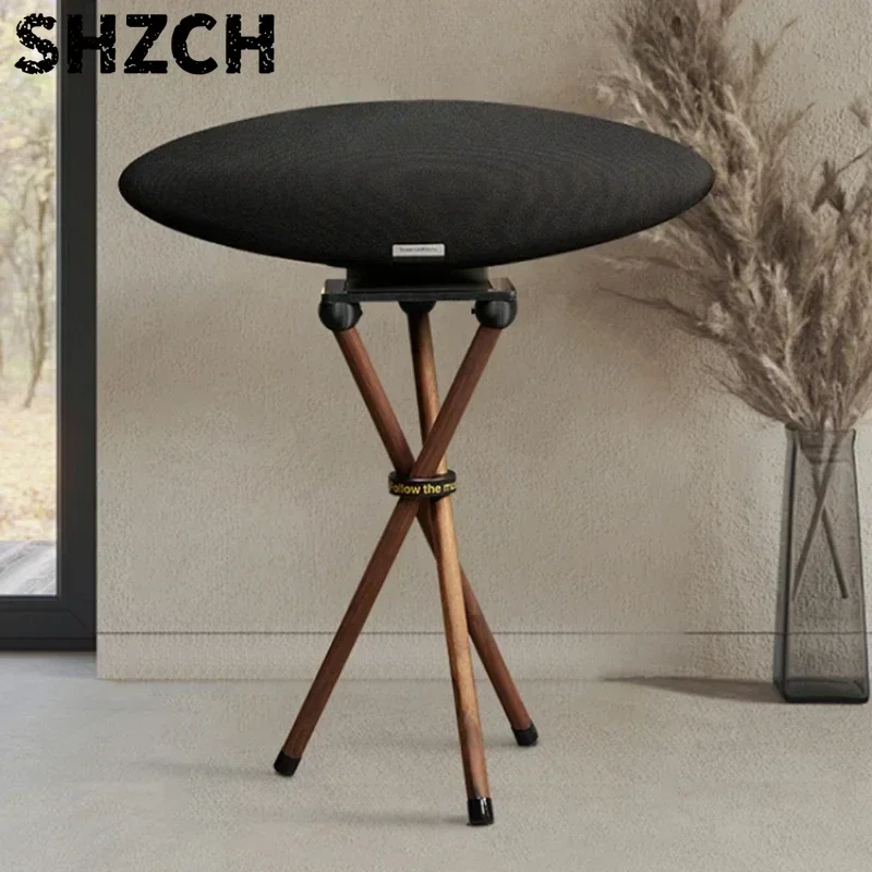 Solid Timber Speaker Support Luxury Floor Storage Holder Superior Quality Base Robust Framework Sturdy Stand Elegant