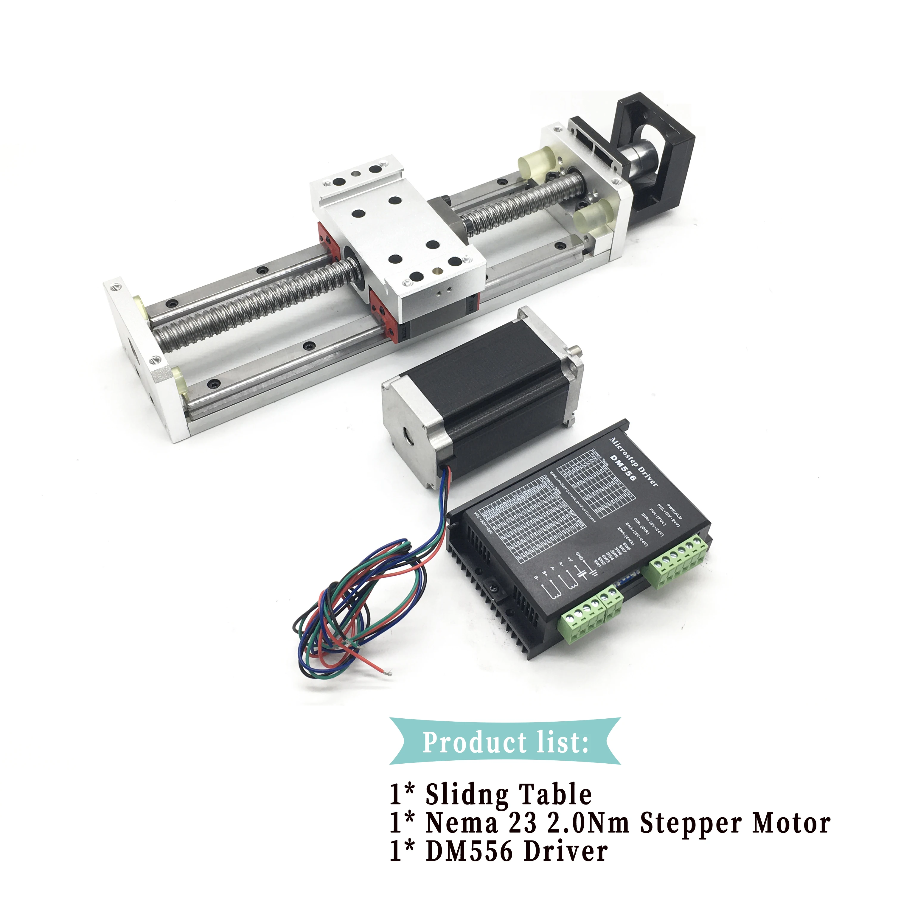 Kaufen DXG-YR60 Motorisierte Lineartisch Mit Kugelgewindetrieb Und Closed Loop NEMA 23 Schrittmotor Und Treibersatz