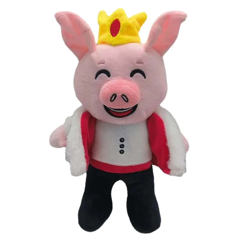 30CM Cartoon Technoblade 1ft Physical Front Plush Toys 30cm Anime Cute Soft Stuffed Squishy Pig Dolls For Kid Birthday Christmas