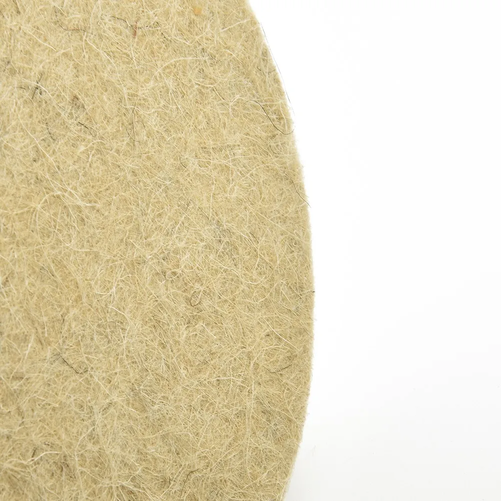 

1pc Wool Felt Polishing Wheel 10 Mm Inner Hole 1 Inch 6 Inch Diameter For Grinding Metal Workpiece Steel Polishing Pad