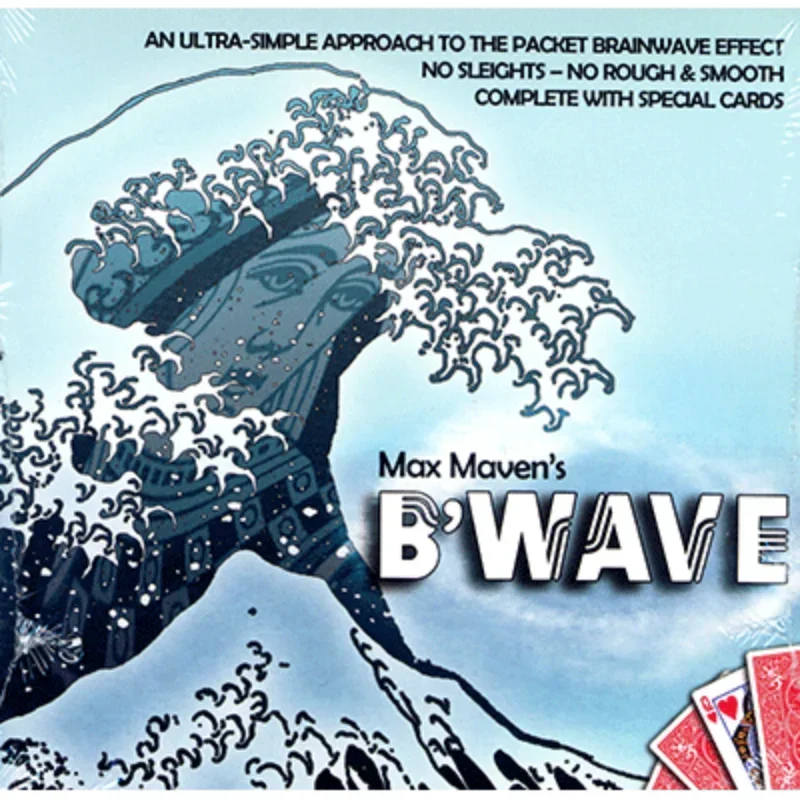 

B'Wave by Max Maven (Gimmicks and Online Instructions),Close Up Performer Mentalism Street Magic Tricks Illusions Props Voodoo