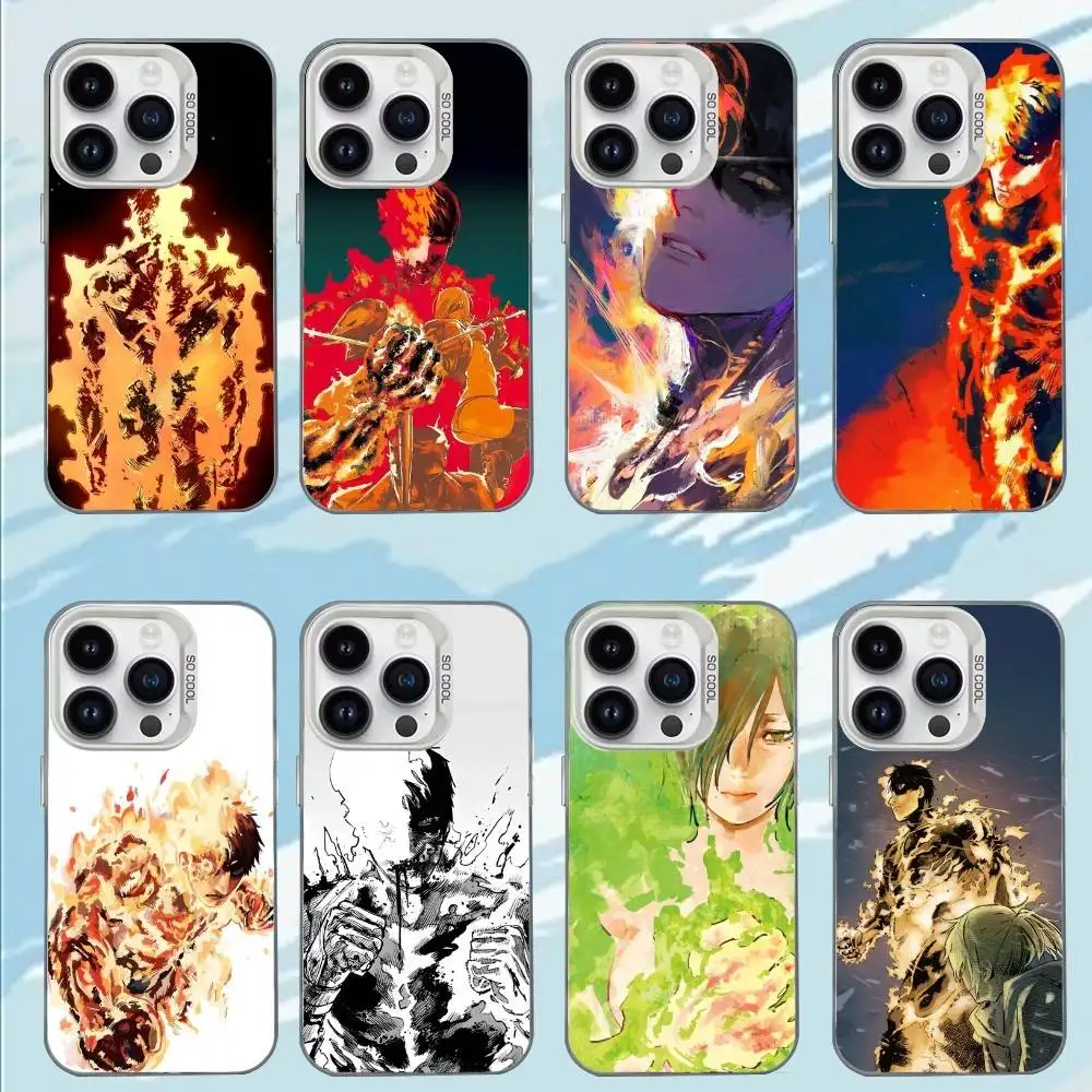 

Fire Punch Phone Case For iPhone 17,16,15,14,13,12,11,Mini,Pro,E,MAX White Candy Matte Shockproof Cover
