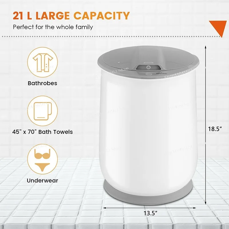 20L Deluxe New Towel Heater - One-click Start Children's Lock Small Household Towel Heating Bucket