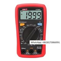 UNI-T UT33B+ LCD AC DC Voltmeter Ammeter Handheld Digital Multimeter NCV/Resistance Ohm Tester Mini Digital Multimeter