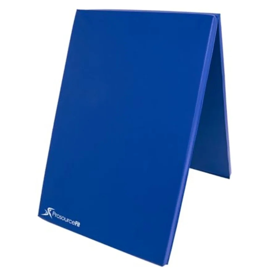 

Bi-Fold Folding Thick Exercise Mat 6'x2' with Carrying Handles for MMA, Gymnastics Core Workouts