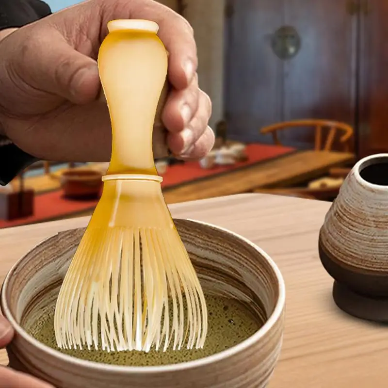 Matcha Green Tea Powder Whisk Chasen Brush Bamboo Chasen Tea Tool Tea Brush Japanese Ceremony Reusable Practical Powder Whisk