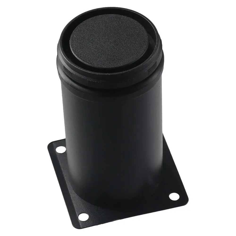 조정 가능한 4 인치 가구 다리 스테인레스 스틸 블랙 금속 캐비닛 다리 테이블 다리 확장기 소파