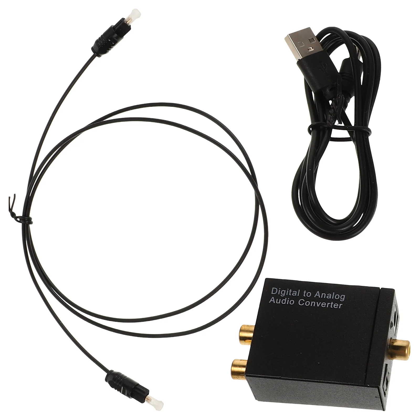 

Optical Digital To Analog Audio Converter Adapter 3.5Mm Jack High-Fidelity Sound Easy Plug Play Compatible With Tv Sound