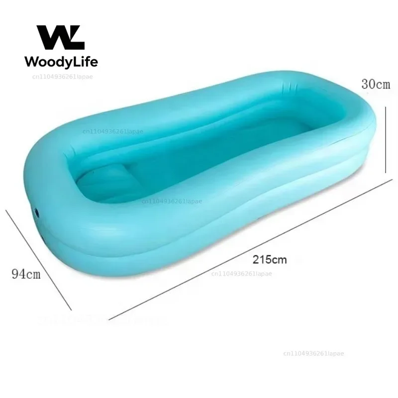 PVC Inflatable Medical Bath Home Medical Care Bath Basin Environmental Portable Hospital Nursing Patients Special Pool