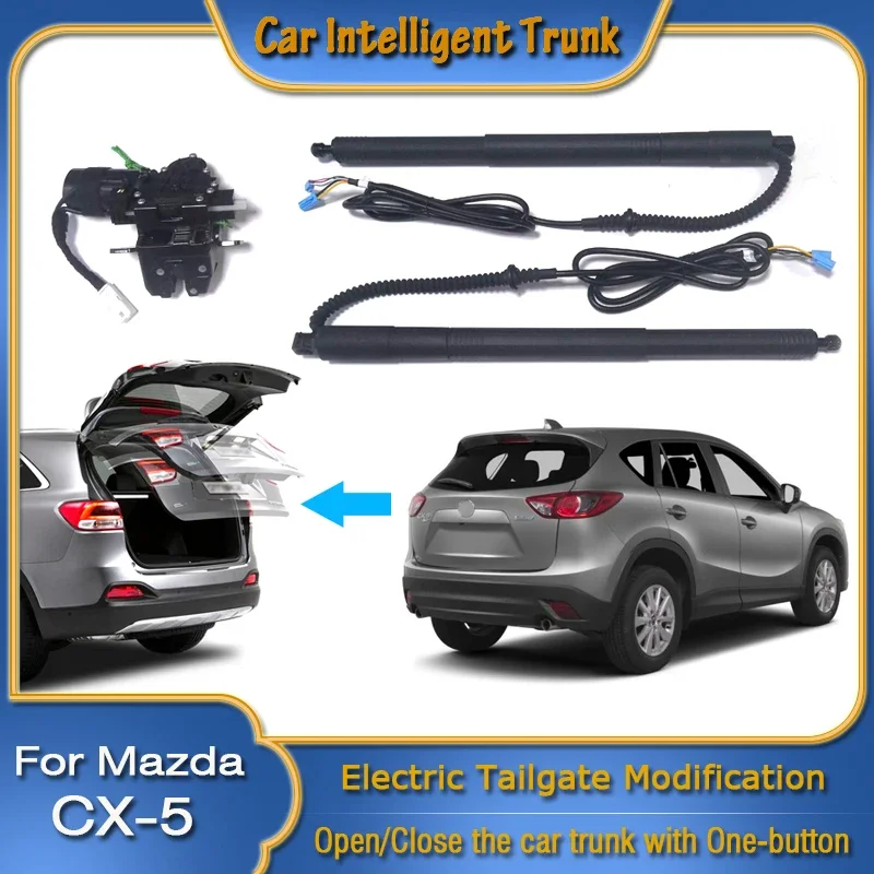 

Для Mazda CX-5 2012 ~ 2017 автомобильный механизм открытия багажника умный электрический всасывающий задний багажник интеллектуальная модификация подъема задней двери