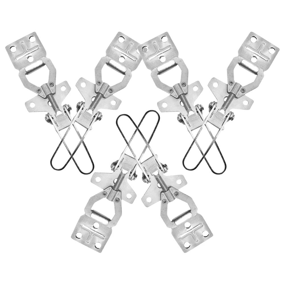 

6pcs Beehive Connector Steel Galvanized Hive Clasp Latch Buckle Beekeeping Relay Box Frame Tools Set Gardening Supplies
