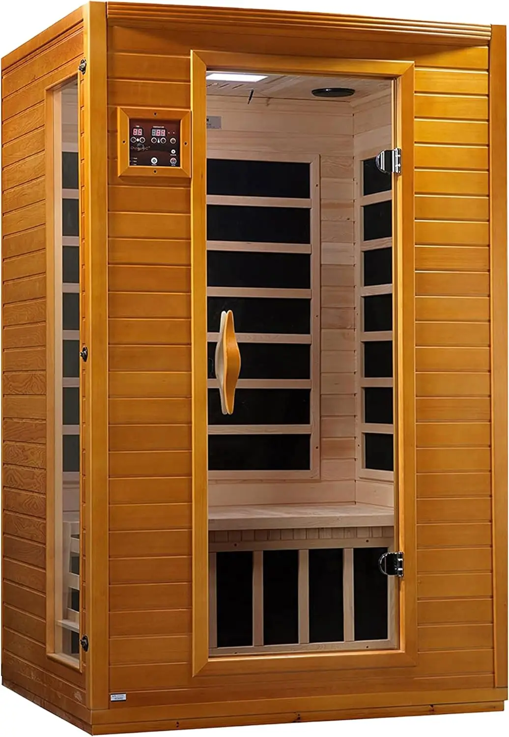 

Sauna with Red Light Therapy & Bluetooth Speakers | Personal Indoor Dry Heat Sauna for Home & Gym – Made from Canadian Hemlock