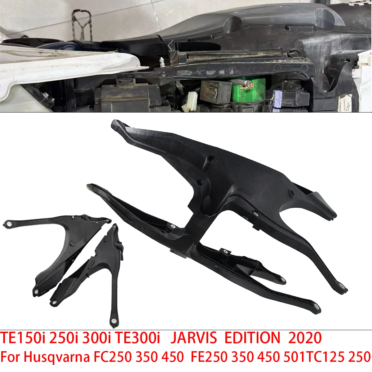 

MotorcycleRearSeatTailstockBracketSubframeSupportFrameFor HUS FC TC FX TE TX 125 250 300 350Motocross Enduro Pit Dirt Bike Parts