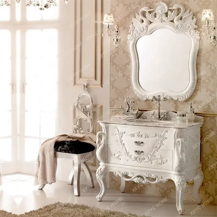 Red Oak European American Chinese Style Floor Custom Marble Antique