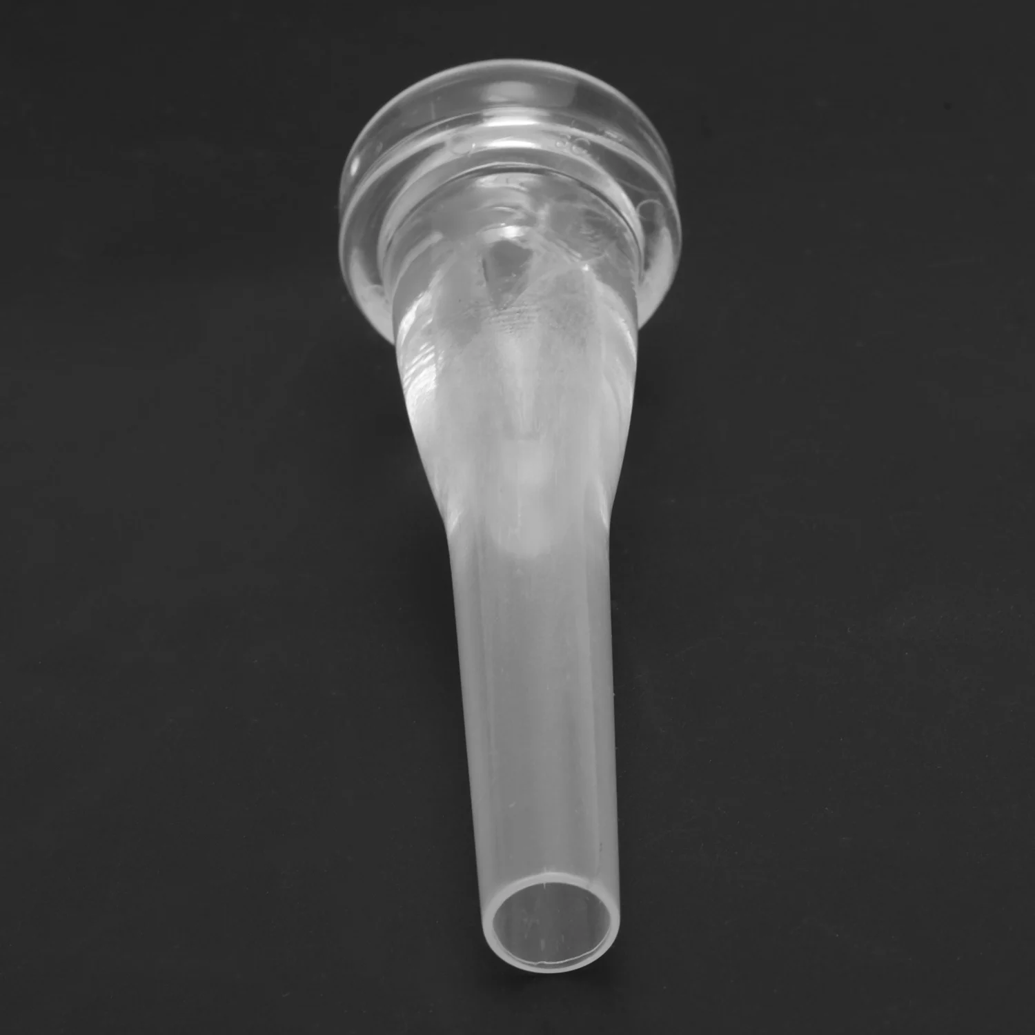 ABS Trumpet Mouthpiece Meg ukuran 3C untuk Bach pemula aksesoris trompet musik bagian atau latihan jari, putih kaya