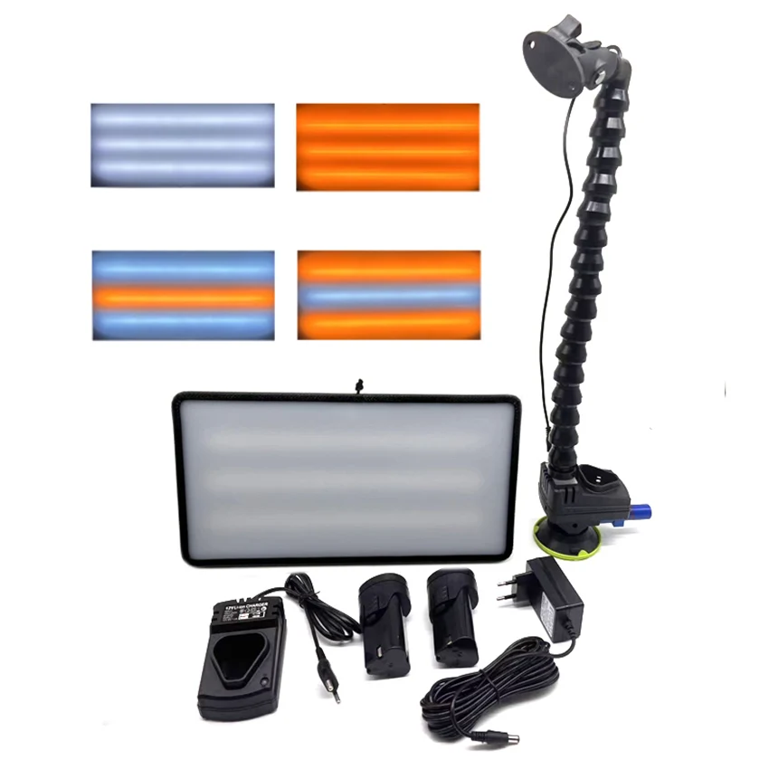 

12V Lithium Battery Wireless Led Lamp Checking Tool Cordless Dent Light For Car Paintless Dent Repair Tools with charger