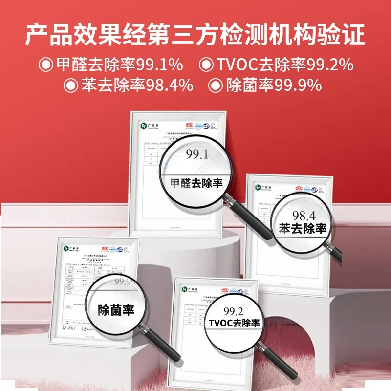 Household formaldehyde removal, new house decoration, furniture odor removal, 4-piece set, deodorizer, deodorizer