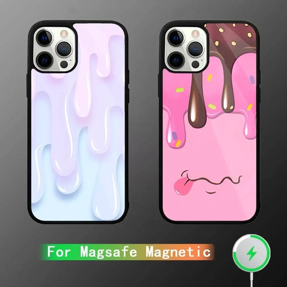 

Melty Design Leather Phone Case For iPhone 16,15,14,13,12,11,Pro,Max,Plus,Mini,SE New Magsafe Magnetic Wireless Charging