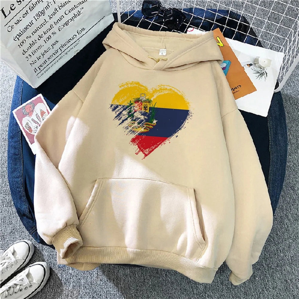 Venezuela hoodies women 90s anime Winter  aesthetic clothes sweatshirts female Korean style Pullover