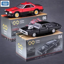TAKARA TOMY Alloy die cast car simulation Infinity Movie version 04 Fast & Furious Dodge Challenger 06 Western Cop, boy toy