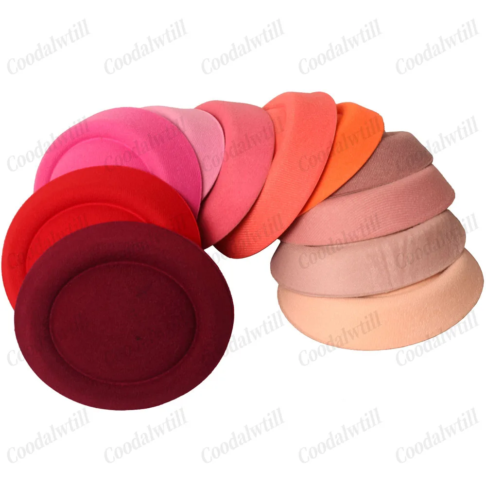

17*14CM Top Small Fascinator Base For Kids Women Wedding Party Hat DIY Hair Accessories Ladies Show Event Millinery Cap Supplies