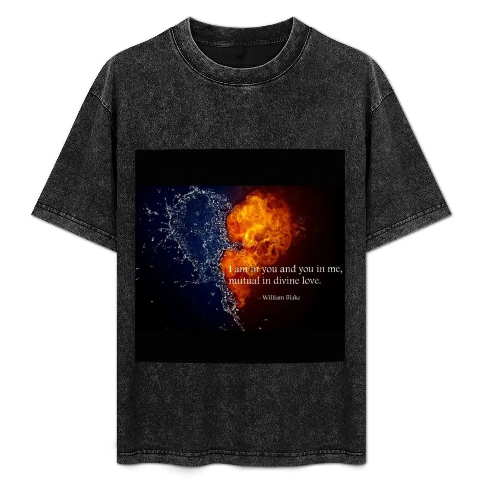 

Twin flames for life T-Shirt Simple Solid Color Crew Neck Tee