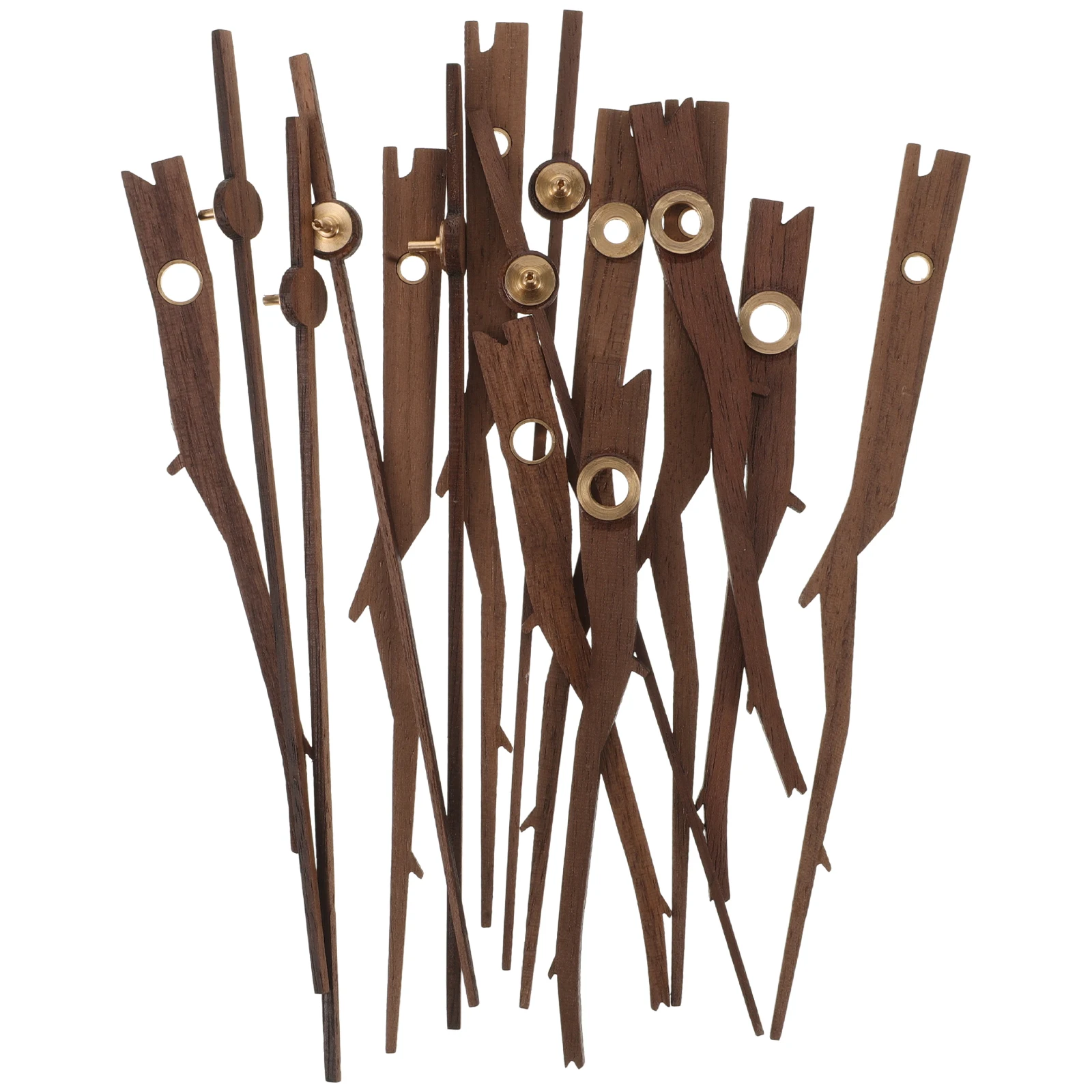 

5 Sets Wooden Hands Replacement DIY Repair Parts Sturdy Durable Simple Design for Clock Making Enthusiasts Kits Decorative Wall