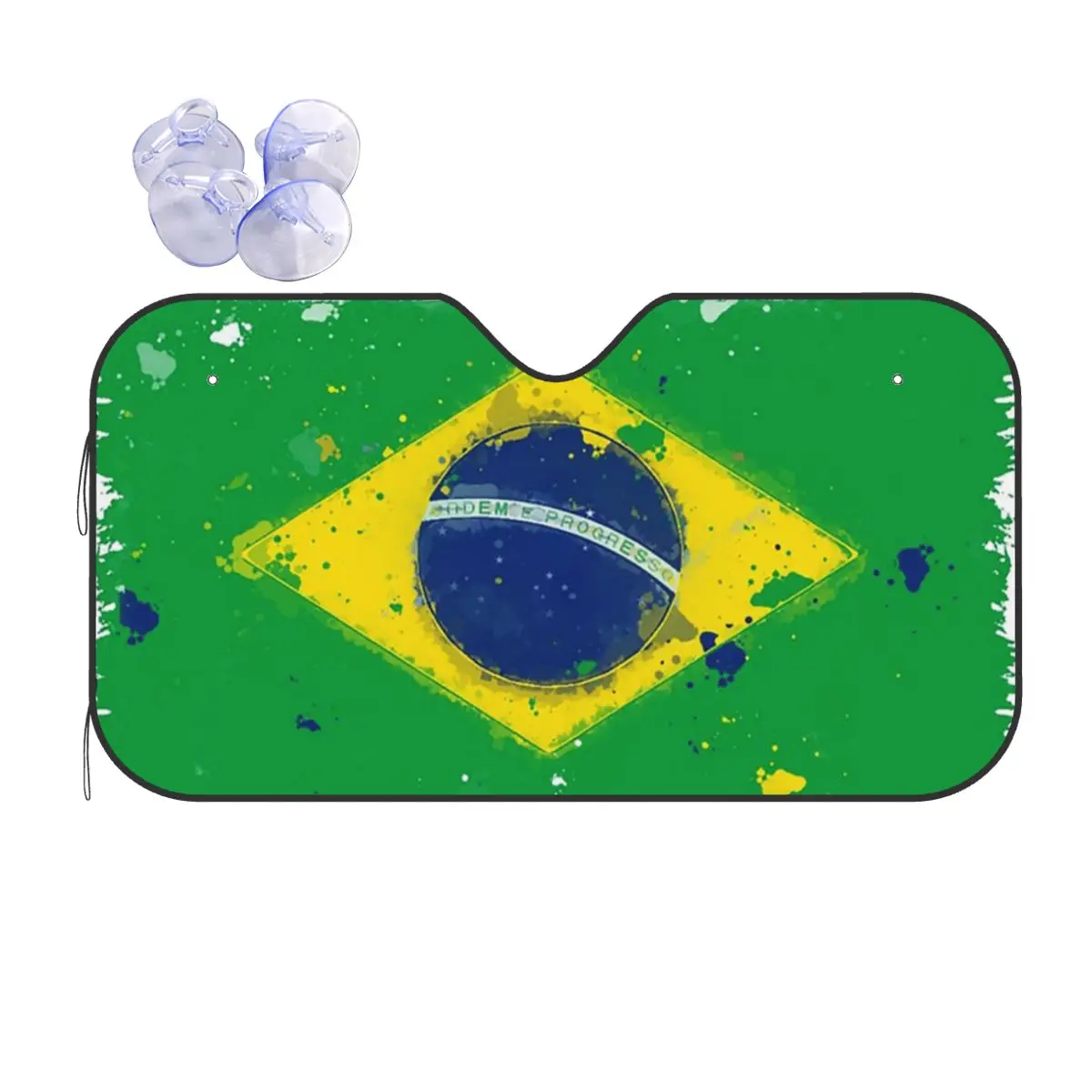 

Brazil Flag Sunshade Windscreen Car Front Windshield Window Sun Visor Accessories Covers