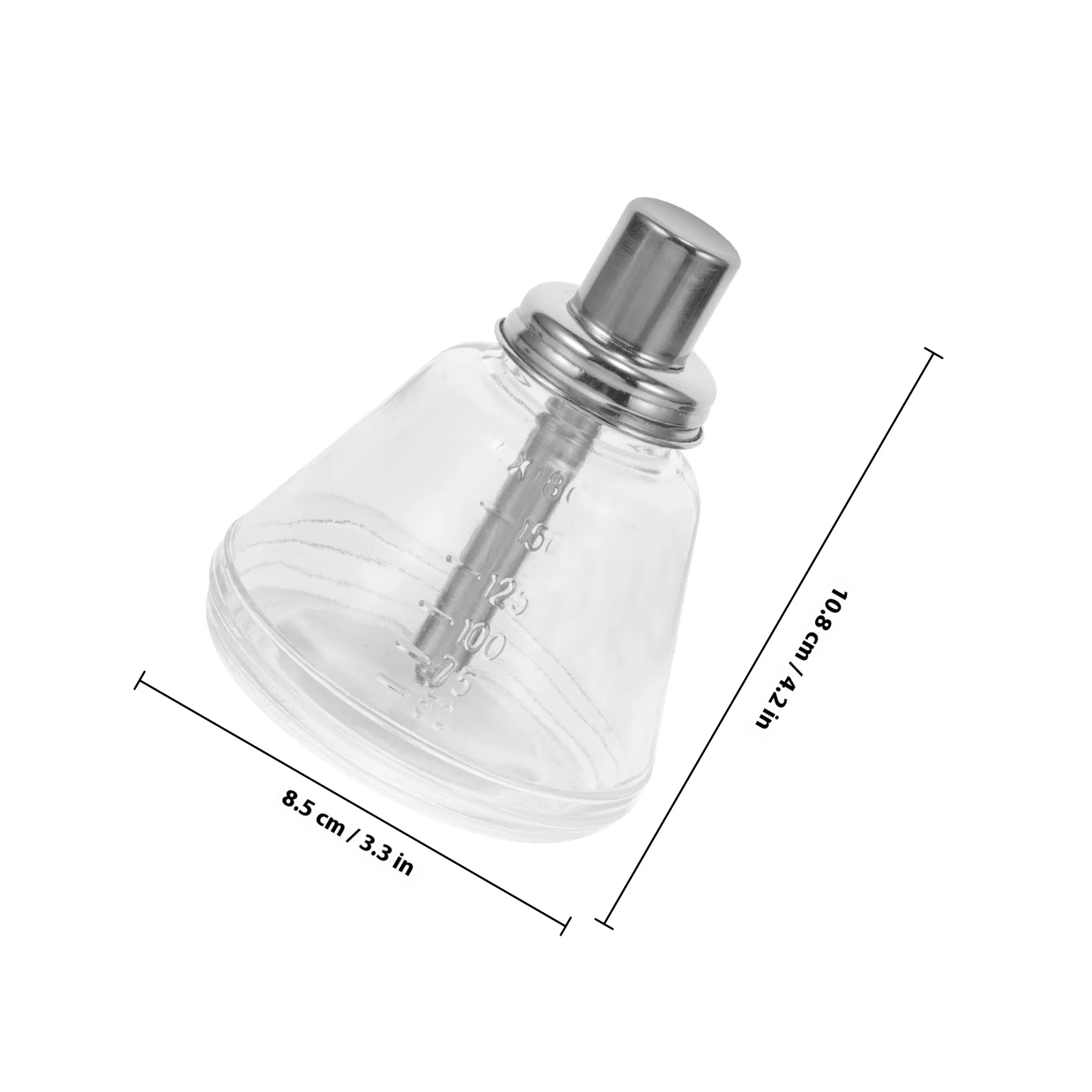 Garrafa de imprensa à prova de vazamento removedor de esmalte dispensador líquido recarregável portátil manicure limpeza recipiente de armazenamento viagem