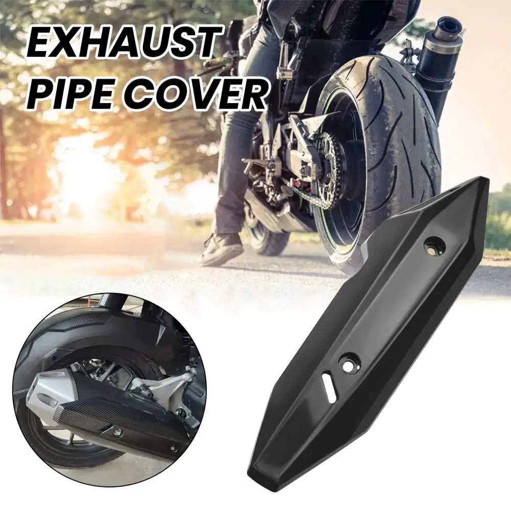 Motorcycle Exhaust Heat Universal Motorcycle Exhaust Pipe Cover for Click 150/125 Heat Insulation Guard Trim for Motorbike