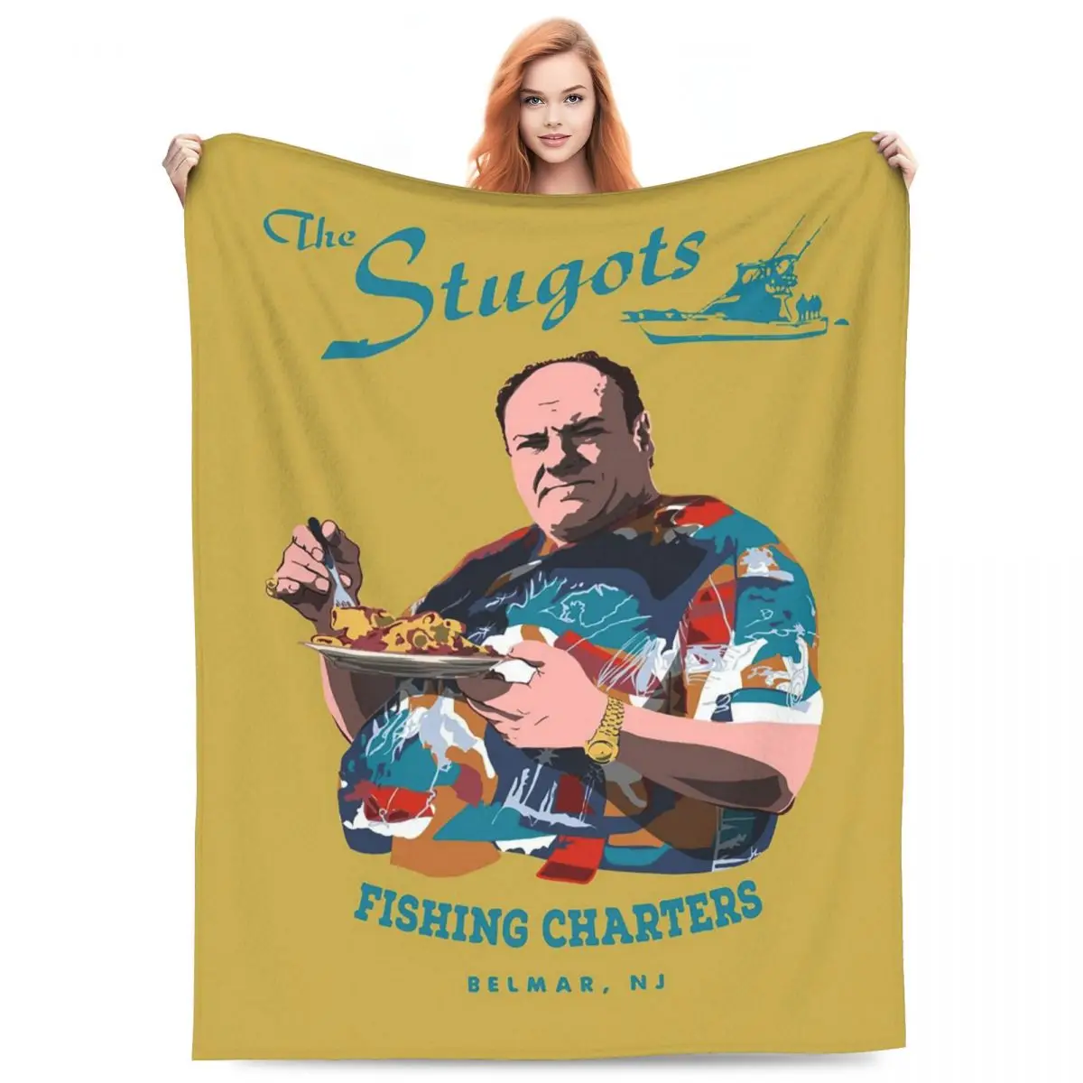 The Sopranos Family Blankets Flannel Sofa Throw Blanket Warm for Home Bedroom Outdoor Throws Bedspread Quilt