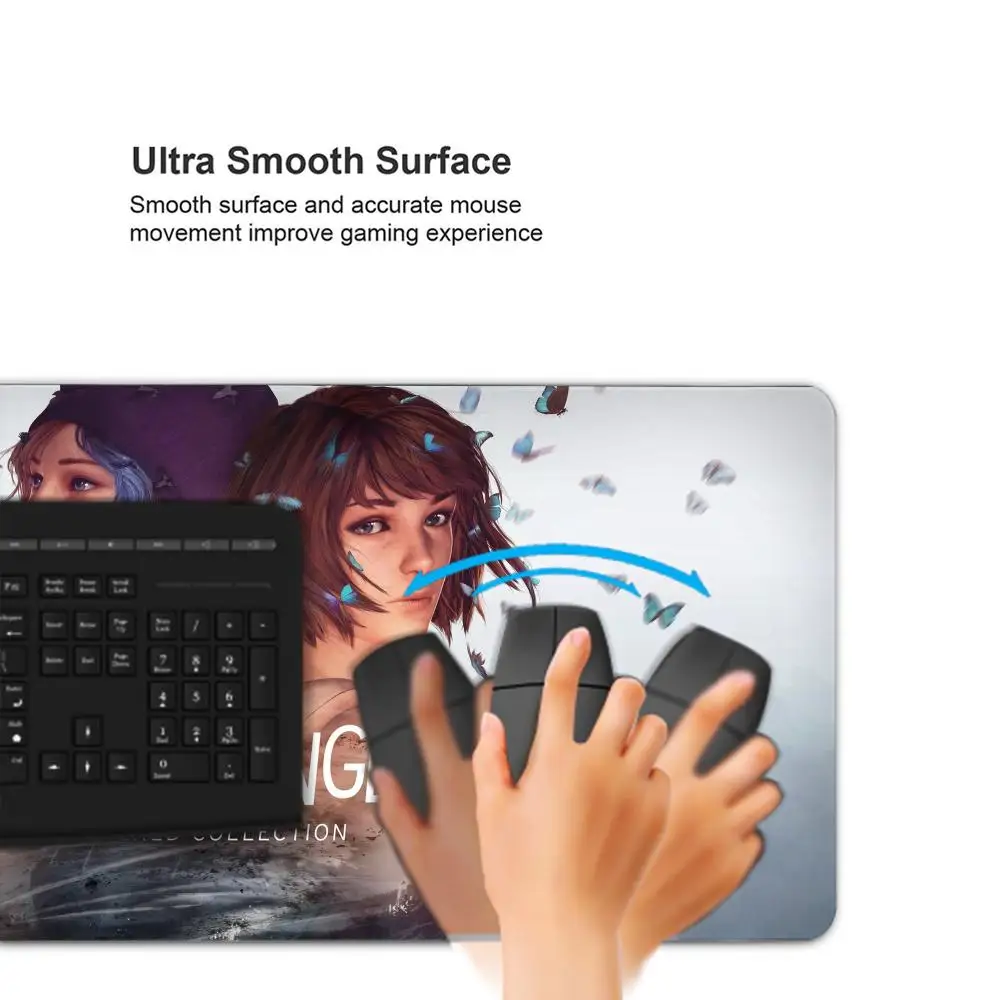Alfombrilla de ratón Life is Strange, alfombrilla de ratón grande para ordenador, oficina, 1000x500mm, XXL, Pc Gamer, alfombrilla de goma antideslizante para teclado