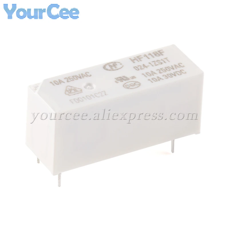 2PCS High Power Relay HF118F HF118F-005-1ZS1T HF118F-012-1ZS1T HF118F-024-1ZS1T 1ZS1T DC 5V 12V 24V 5 Pin