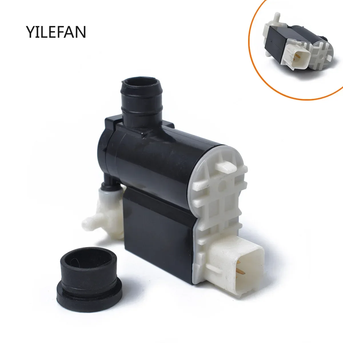 

Twin Outlet Windshield Washer Motor Pump 98510-2C100 with Grommet Motocycle Accessories Windshield Washer for HYUNDAI for KIA