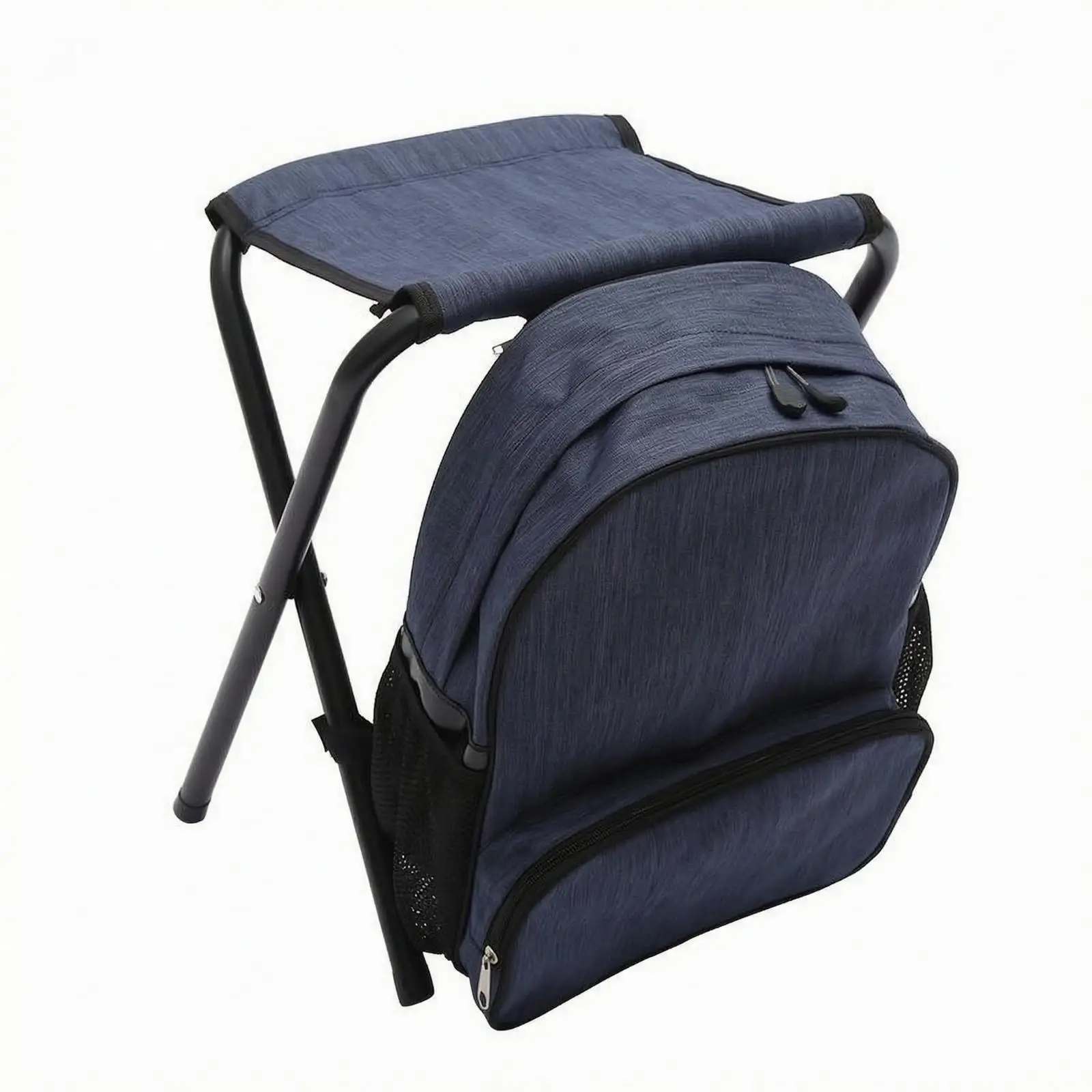 Heavy Duty Folding Seat for Camping Fishing with Built-in Storage Bag and Comfortable Shoulder Strap Design