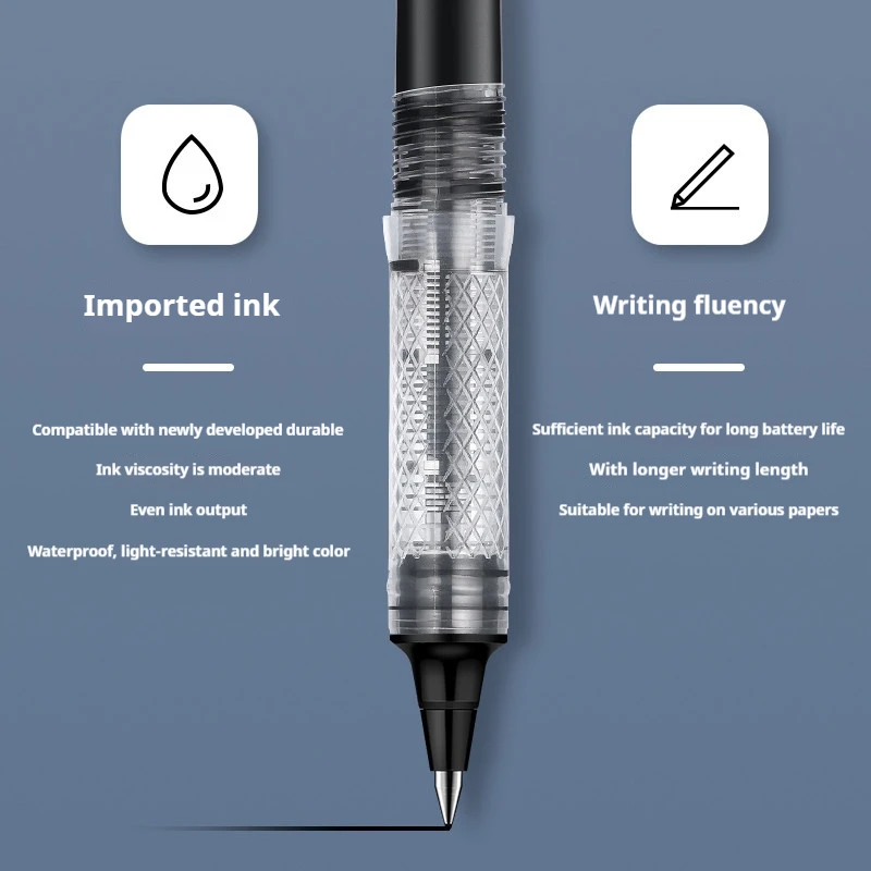 Długopis Uniball VISION ELITE Flight Safe Uni Anti-Leak 0.5/0.8 Gładkie Pisanie Długopisy Rollerball z Żelowym Tuszem do Podróży Służbowych Biura Nauki — zdjęcie produktu 3