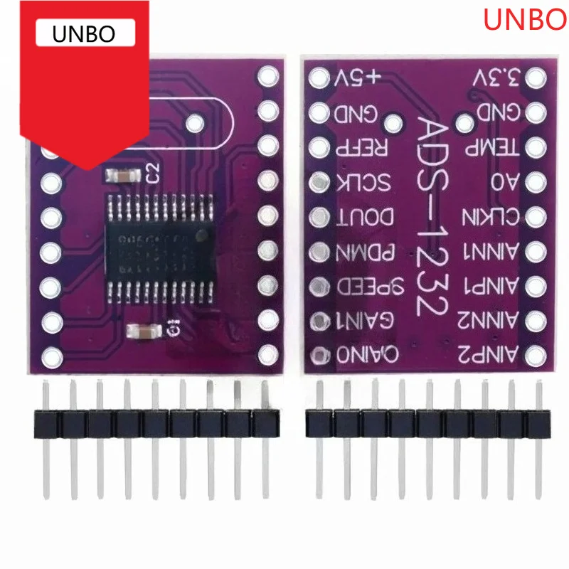 CJMCU-1232 ADS1232 24-bit Ultra Low Noise Analog to Digital Converter ADS1232IPWR For Arduino STM